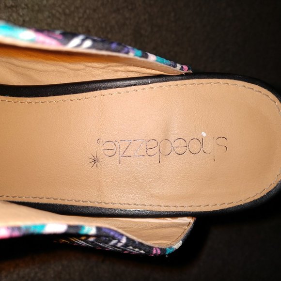 SHOE DAZZLE LORDES - SZ 7 - PLATFORM WEDGE BOOTIE - Picture 4 of 5